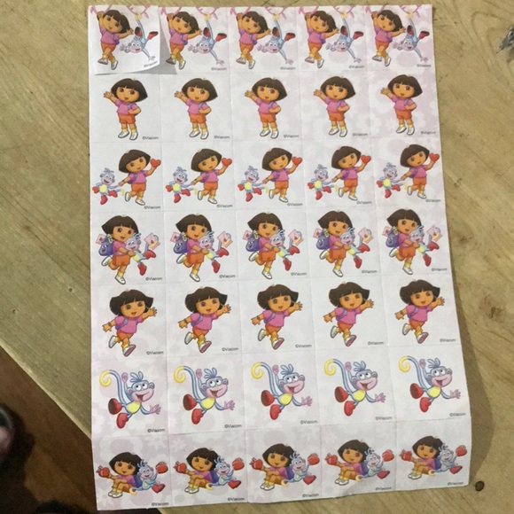 Dora & boots sheet stickers and Spider-Man sticker - Picture 1 of 3